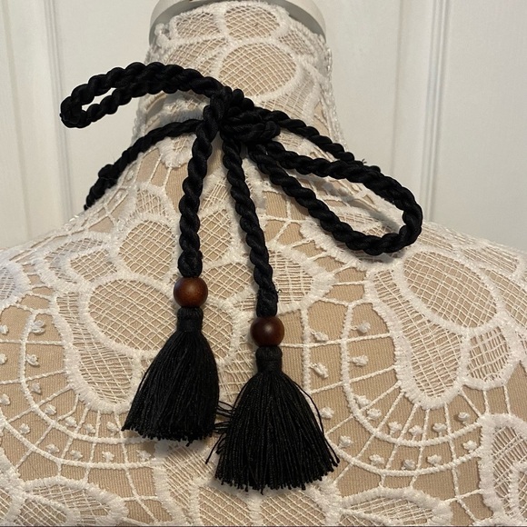 Victoria’s Secret bikini (M) and top (36C) padded push-up crochet black … - Picture 9 of 16